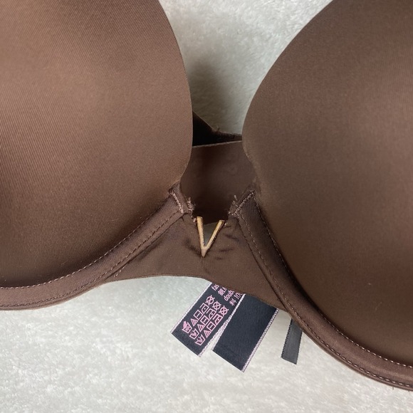 Victoria's Secret Very Sexy Push-Up Bra Size 36C Brown Smooth - Picture 4 of 9